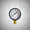 Radial Pressure Gauge 1.6 MPa Air Compressor Gauge Industrial Tool Part Compact Face