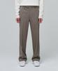 Heavyweight Fleece-Lined Wide Hidden Elastic Waist Slacks [Dusty Beige]