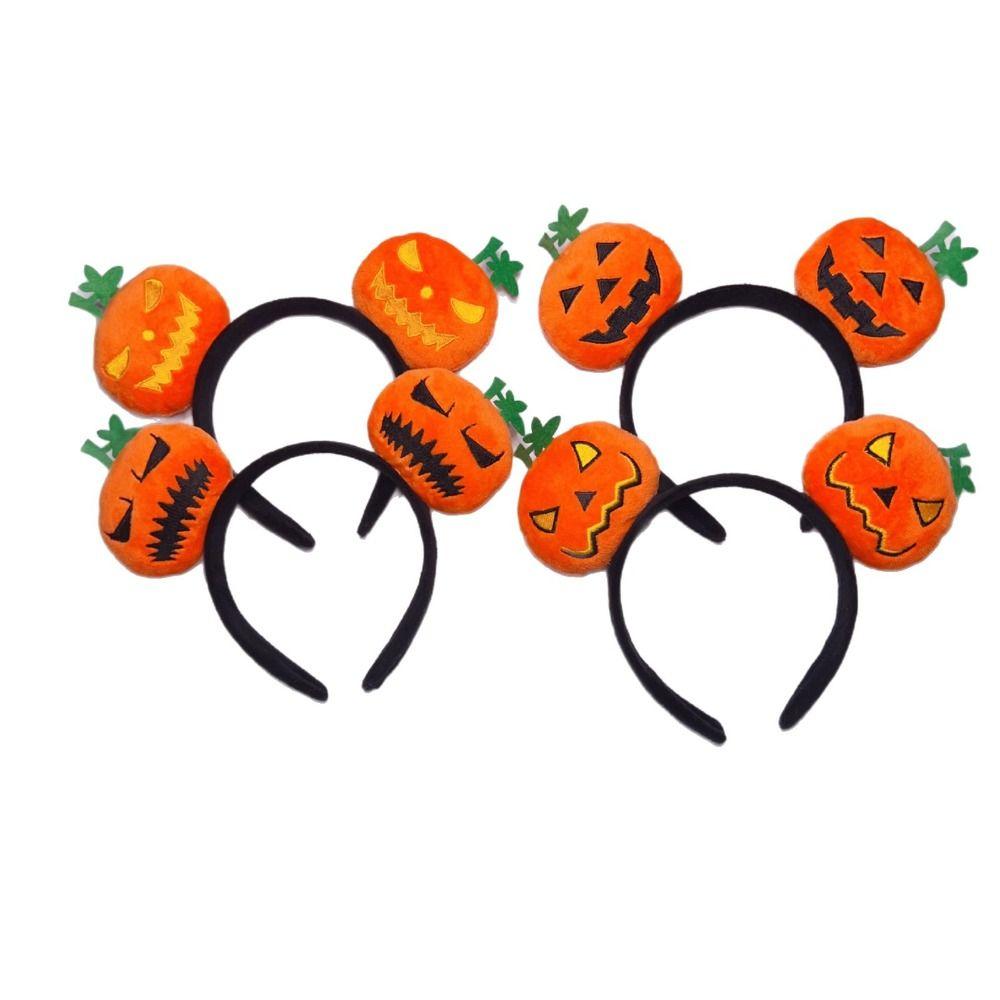 Lightweight Ghost Hair Clip Cartoon Pumpkin Cartoon Hairband Cute Pumpkin Headband For Halloween