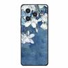 Für Xiaomi POCO F7 Pro Ultra Hülle F7Pro 3D Präge Blume Schwarzes Silikon Weiche Rückseite Hülle Für Redmi K80 Pro Hülle K80Pro Coque