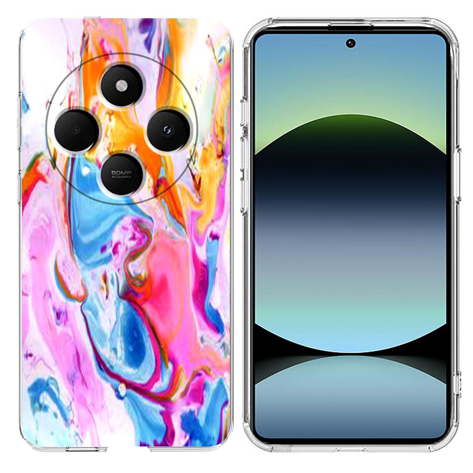 

Soft TPU Case for Xiaomi Redmi 14C 4G/5G/14R 5G/A4 5G/A3 Pro 4G/Poco M7 5G/C75 4G Marble Pattern Printing Phone Cover