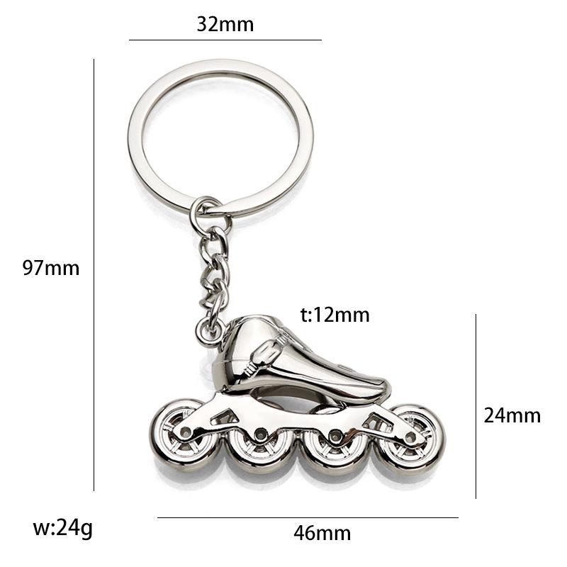 Winter Sports Sled & Snowboard Keychain - Perfect Gift for Snow Enthusiasts