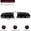 RT-TCZ Smoked Black Tail Light Lamp Cover Guard Trim Decoration Exterior Accessories for Ford Mustang 2024 2025