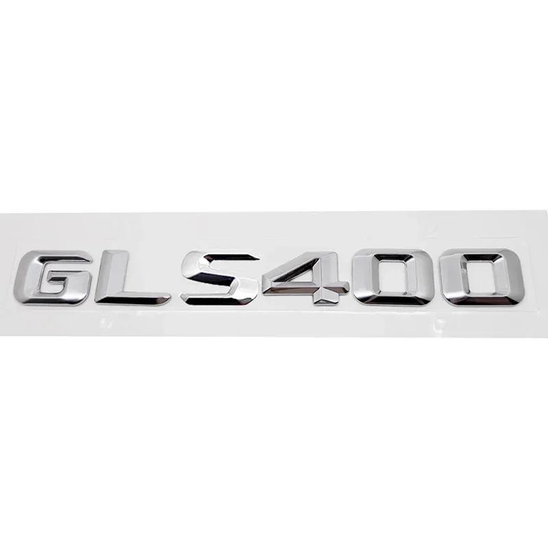 Car Rear Sticker Alphabet Trunk Badge Decal Exterior for Mercedes Benz GLS400 GLS450 GLS500 GLS550 GLS580 GLS600 Accessories