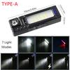 Tactical Flashlight Rechargeable,High Lumen LED & COB Dual Light,Compact Portable,Type-C Fast Charge,Camping Hiking Emergency