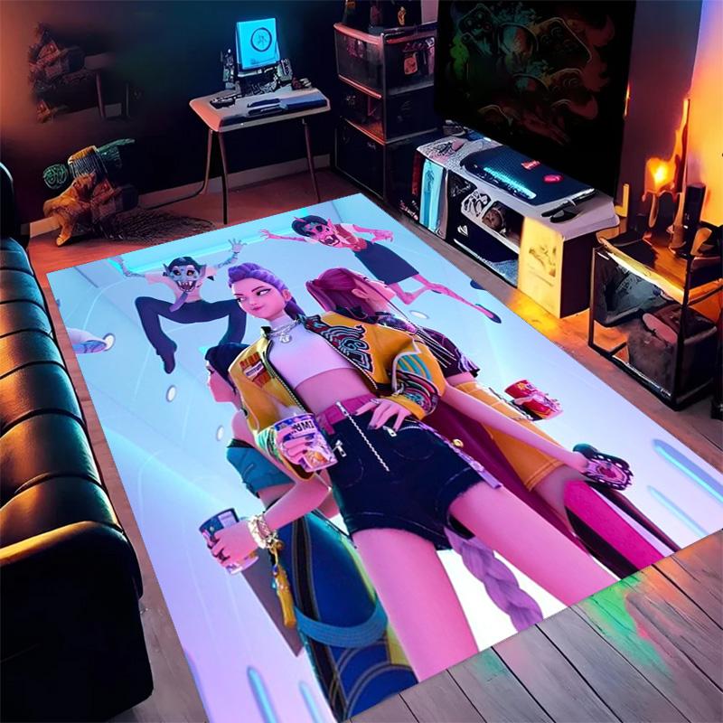Golden Hustle: Elegance Motion Carpet Living Room and Bedroom Mats Suitable for All Seasons Bathroom Mat Fashion Dormitory Decoration