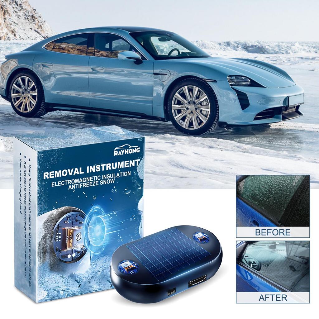Rayhong Anti-freeze and Snow Removal Tool: Quick Defrosting Solution for Car Windshields and Rearview Mirrors