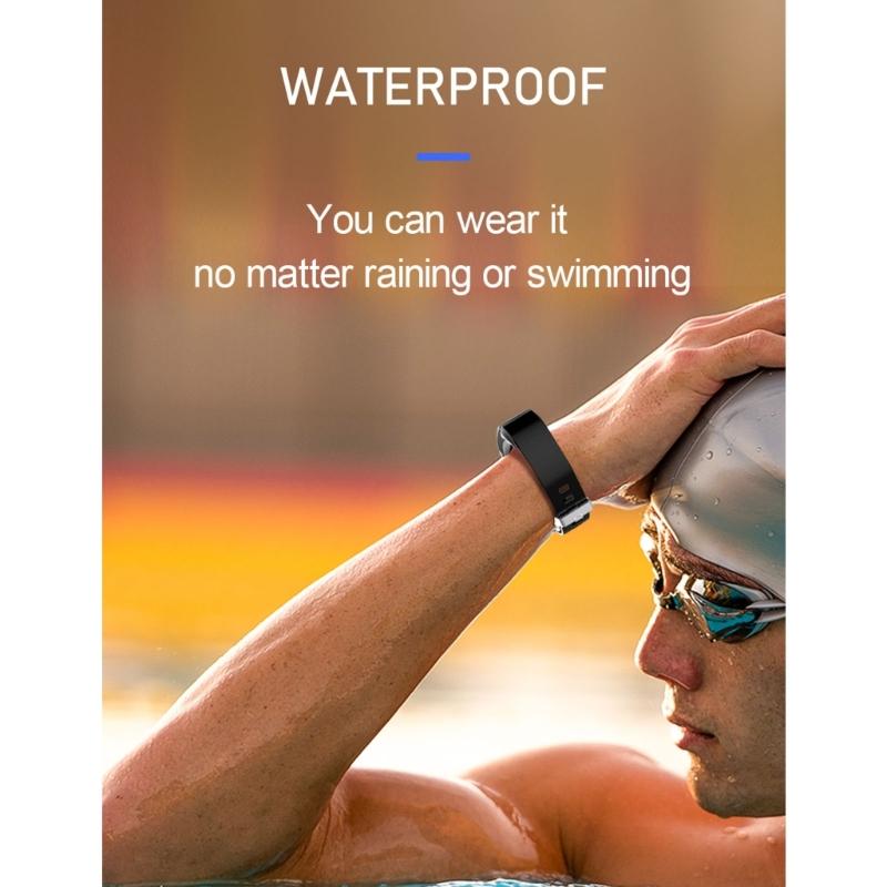 Wristband with Sport Mode Step Counting Incoming Call Message Notification Sedentary Reminder Weather Information Push