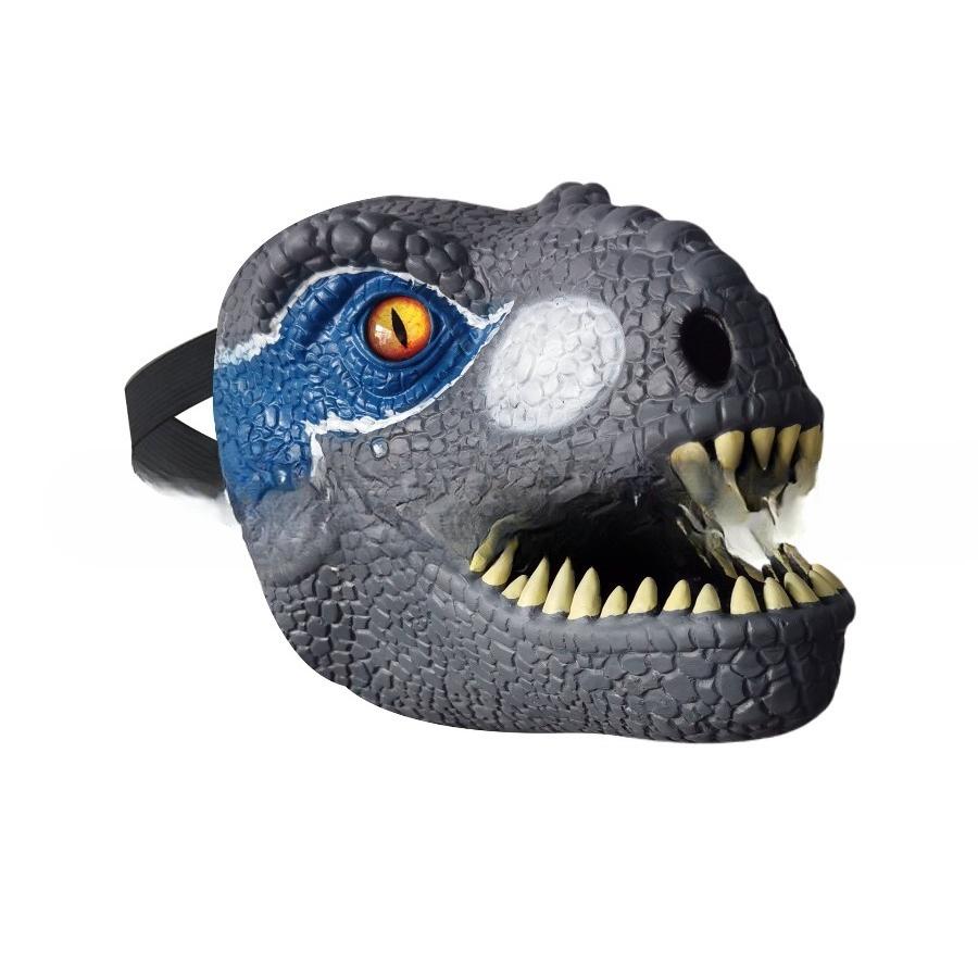 Maschera facciale a bocca di dinosauro per Halloween e Natale. Maschera animale carina dinosauro - Tirannosauro rex.