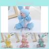 Adorable Plush Bunny Keychain Soft Pp Cotton Stuffed Animal Toy For Kids Bags