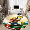 1pc Mario Adventure Office Round Area Rug, Under Office Chairs Bedroom Living Room Home Decor  a1022270