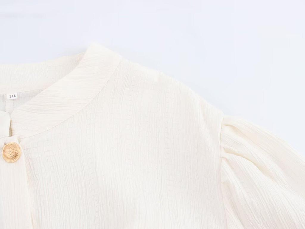 2025 Spring Women's European & American Style Plus Size Fashion Dress with Stand-Up Collar & Waist-Hugging Design