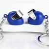 Motorcycle Helmet Keychain Pendant Metal 3D Mini Helmet Keyring Movable Shield Design Personalized Motorcycle Keychain for Men Women