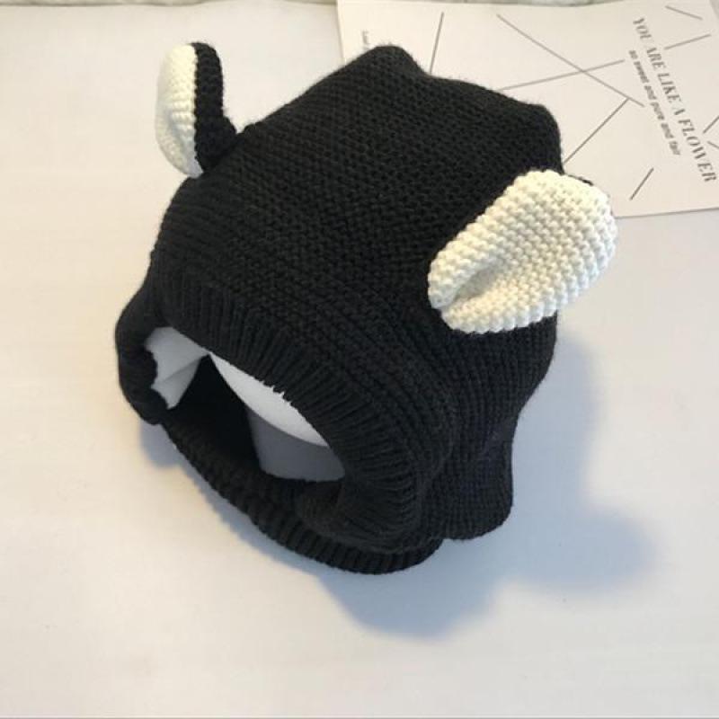 Cozy Winter Baby Hat with Ear Protection - Plus Velvet Wool for Boys and Girls