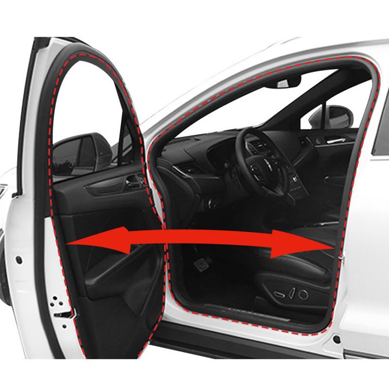 1 Stück Gummi 5M Doppelschicht B-Typ Auto Dichtungsstreifen Universelle Auto Tür und Kofferraum Verdicken Geräuschdämmende Dichtungs Zierleisten Teile