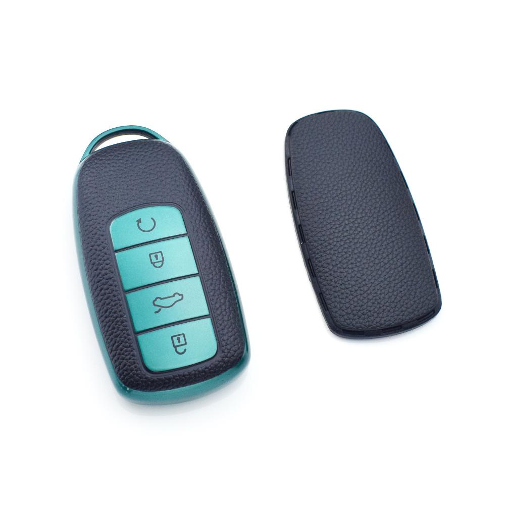 Leder TPU Auto Schale Fob Auto Fernbedienung Schlüssel Etui Abdeckung für Chery Tiggo 8plus Tiggo 8 New 5 Plus 7pro Max Omoda 5 C5 Zubehör