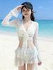 Women's 2026 Slimming Swimsuit: Conservative Four-Piece Set with Sexy Two-Piece for Resort or Hot Springs