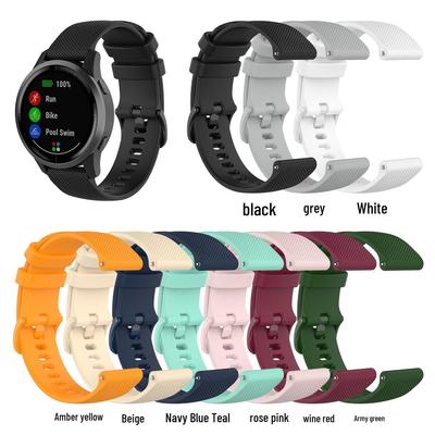 Garmin Vivoactive 4/3 & Venu SQ Strukturiertes Silikonarmband