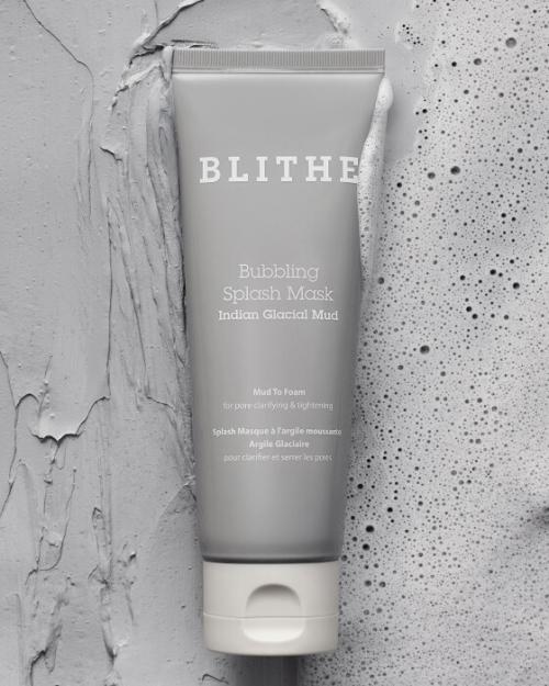 Blithe Bubbling Splash Mask Indian Glacial Mud Pack-to-Foam 120ml FREE