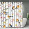 1PC Floral Shower Curtain for Bathroom Modern Bath Decor For Bathroom Shower Curtains Multi-Size Home Decor Bathroom Decor