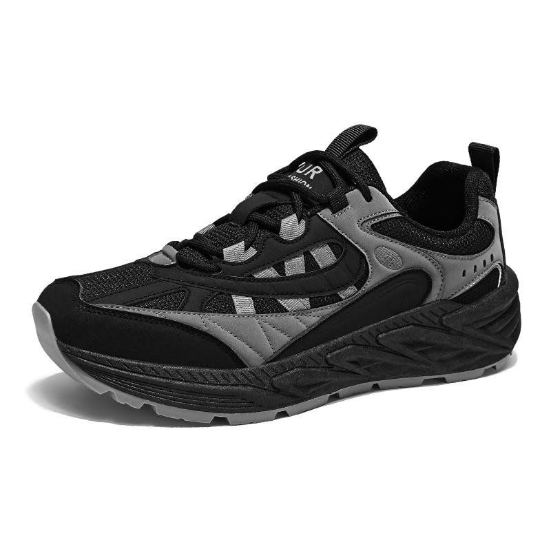 High Quality Leather Hiking Shoes Durable Outdoor Sport Men Trekking Leather Shoes Lace-Up Climbing Hunting Sneakers