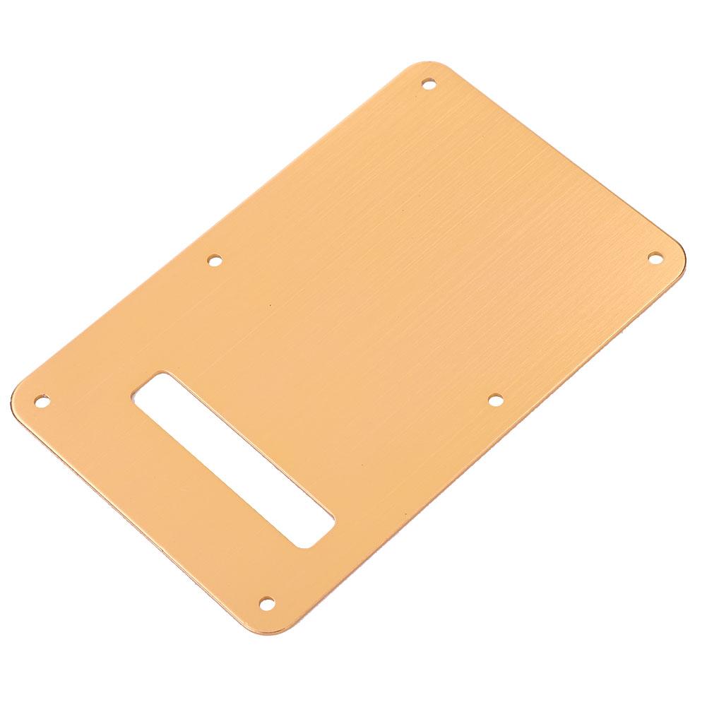Pickguard Tremolo Cavity Cover Back Plate for ST Style Electric Guitar (Gold)