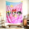 De Powerpuff Girls (5) Wandkleed Geschikt Voor Het Decoreren Van Huizen Studentenkamers En Slaapkamers Zacht Om Aan Te Raken En Een Perfect Cadeau Voor Vrienden En Familie
