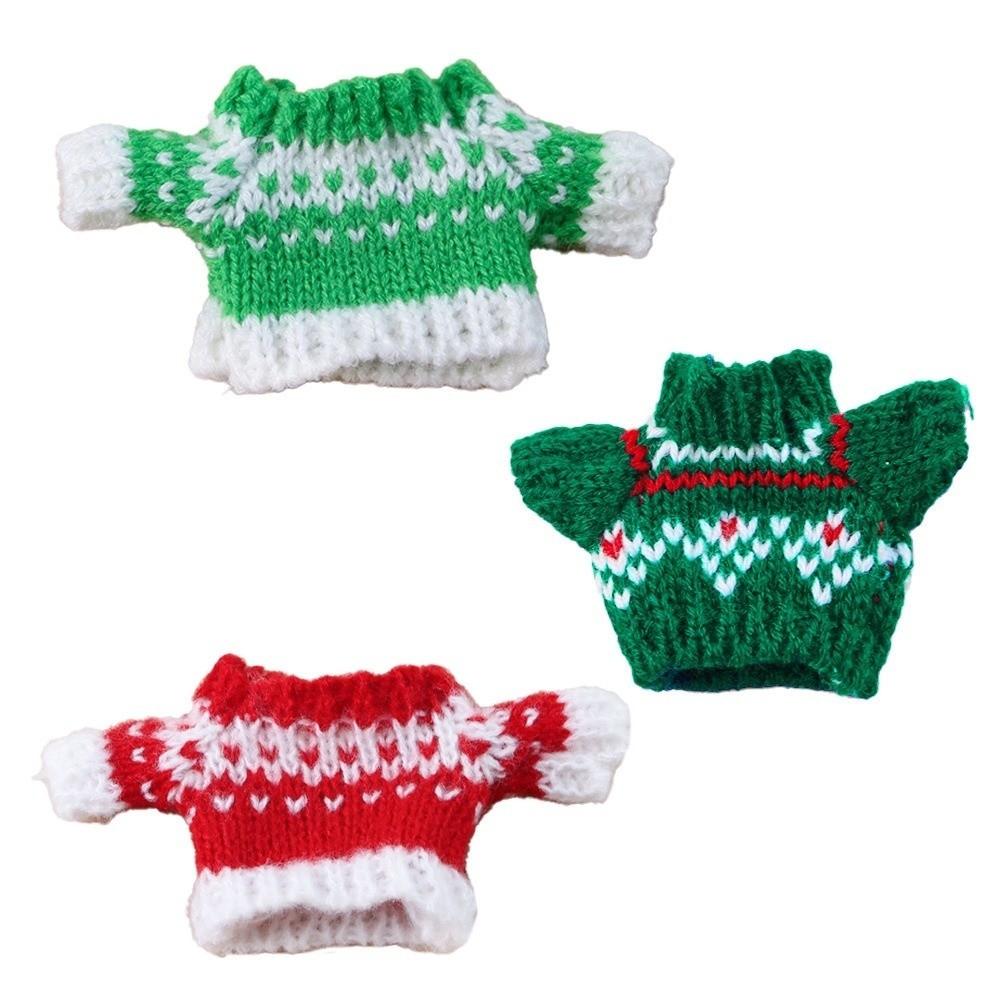 Soft Small Pets Sweater Warm Knitted Sweater Party Supplies Hamster Sweater  Christmas Decoration