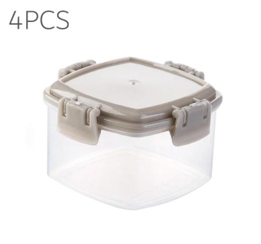 Kitchen 7pcs Food Containers Set BPA Free Plastic Airtight Storage Box With 10stickers and Pen