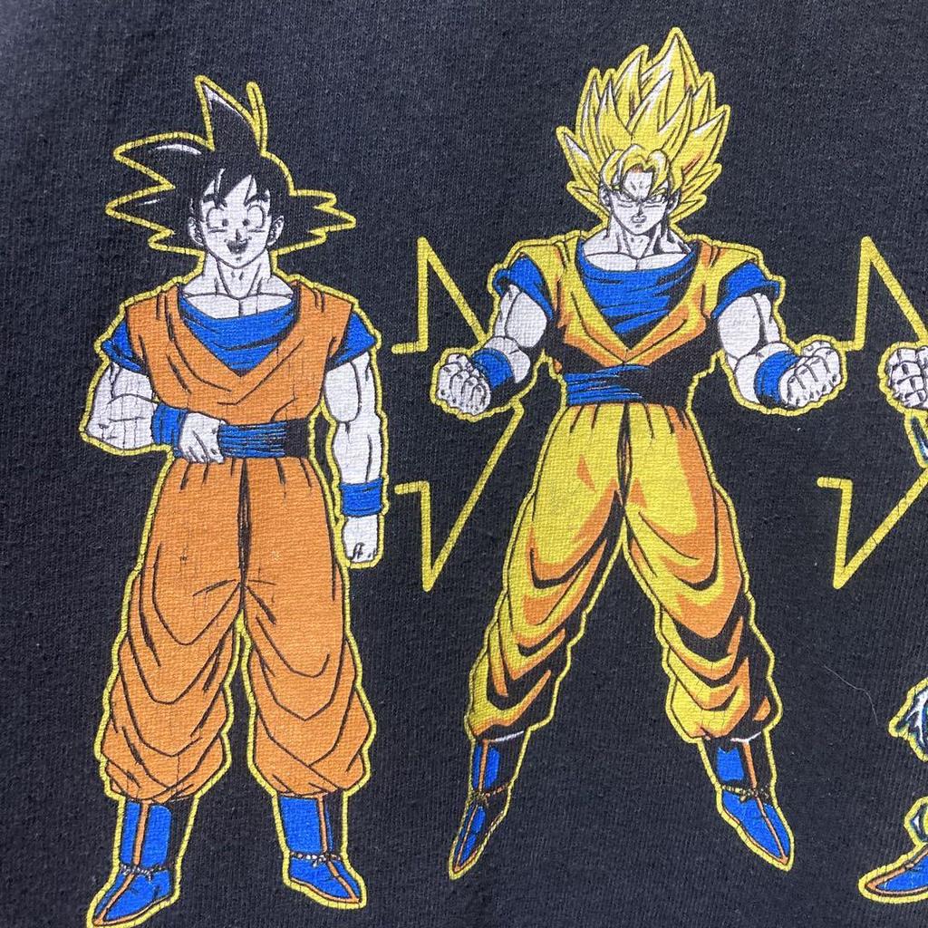 [USED] Rare Dragon Ball Z T-shirt, Size L, Super Saiyan Goku, Black