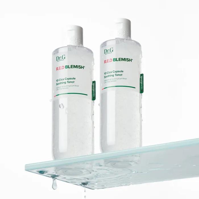 Red Blemish 10-Cica Capsule Soothing Toner 300mL x 2