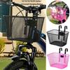 Facile da Installare 12/14/16/18/20 pollici Cesto Appeso Nero/Rosa Cesto Posteriore in Rete per Bicicletta