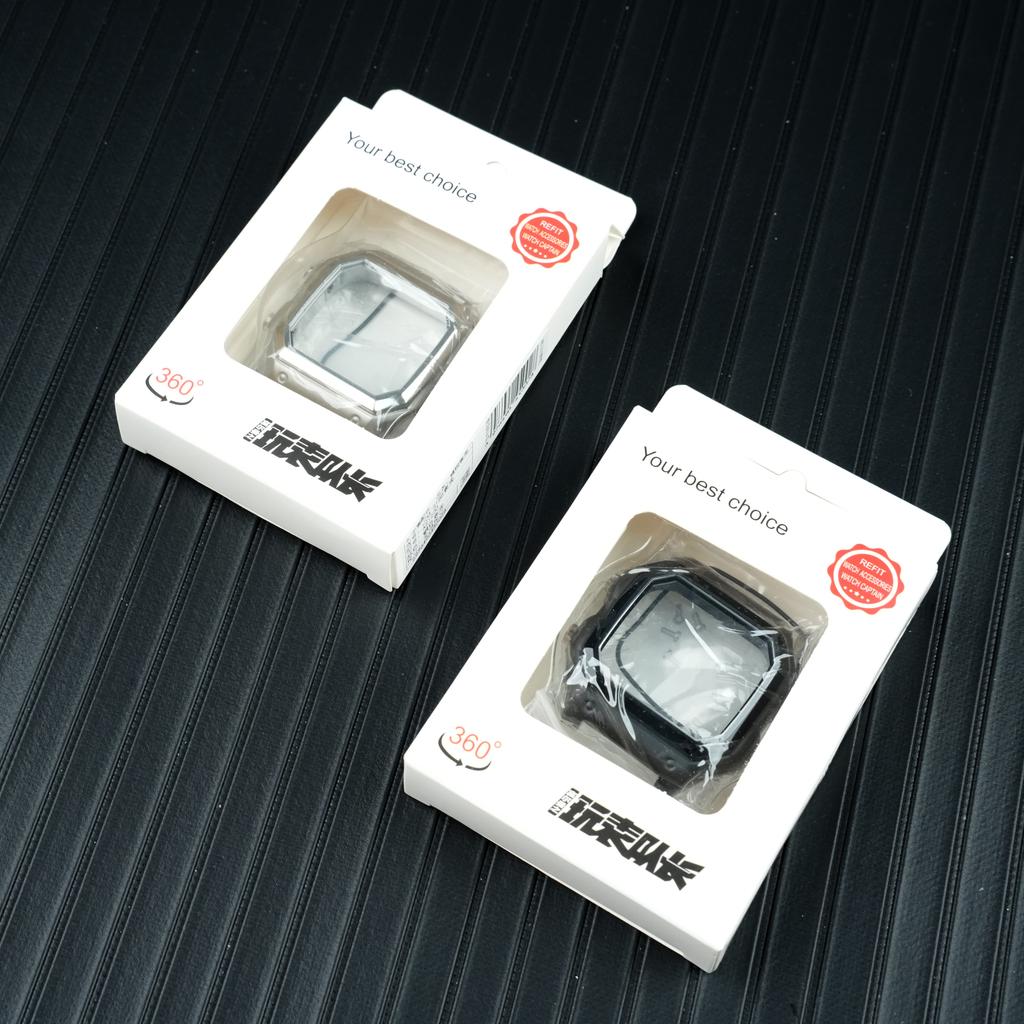 For Casio 3299 AE-1200WH Watch Case Modified AE1200 304 Stainless Steel Watch Case Metal Shell with Waterproof Ring Bezel Glass