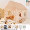 Children's Extra Long Indoor Princess Castle Tent with Mosquito Net