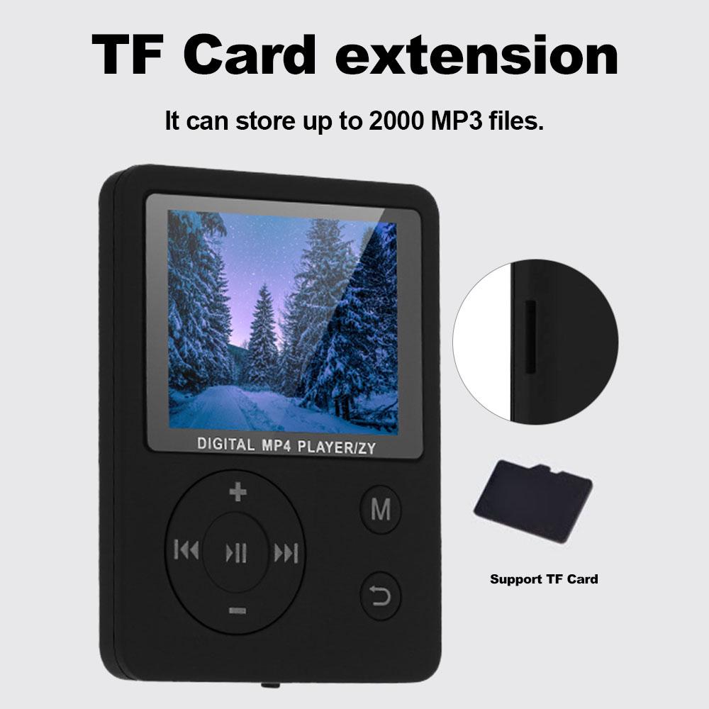 MP3 MP4 Digital Player 1.8 Inches Color Screen Music Player Lossless Audio Video Player Support