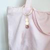 Sister Birthday Gift Set Agate Stone Keychain With Sentimental Message Card and Beaded Bracelet for Women