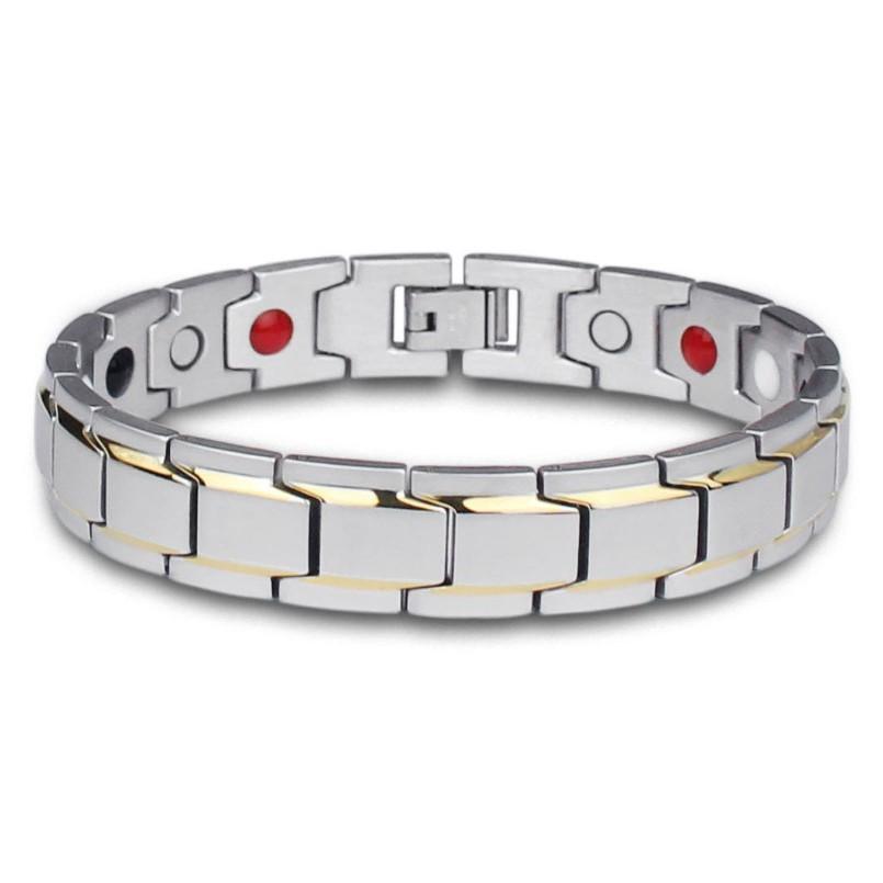 Magnetism Stainless Steel Bangle Bracelet 9mm Width Italian Elastic Charm Bracelet Simple Design Men Women DIY Jewelry Gifts