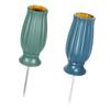 Plastic Cemetery Vase Draining Holes Easy Installation Floral Holder Grave Decorations for Grave Site Lawn Yard Garden Cemetery