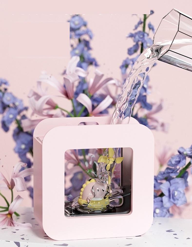 450ml Luchtbevochtiger Draagbare Aroma Olie Diffuser Usb Led Licht Aromatherapie Draadloze Adroable Leuke Huisdier Luchtbevochtiger Voor thuis