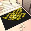 Borussia Dortmund Print Rug, Washable Floor Carpet, For Entryway Dorm Laundry Room Office Study, Home Decor Birthday Christmas Gift