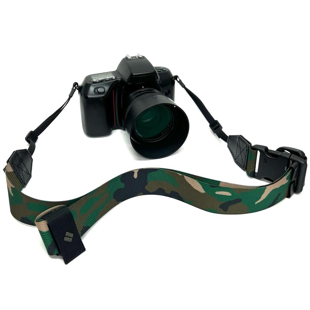 DIAGNL Ninja Camera Strap 38mm Camo Neck Detachable Shoulder Strap (Green Camo) Strap,