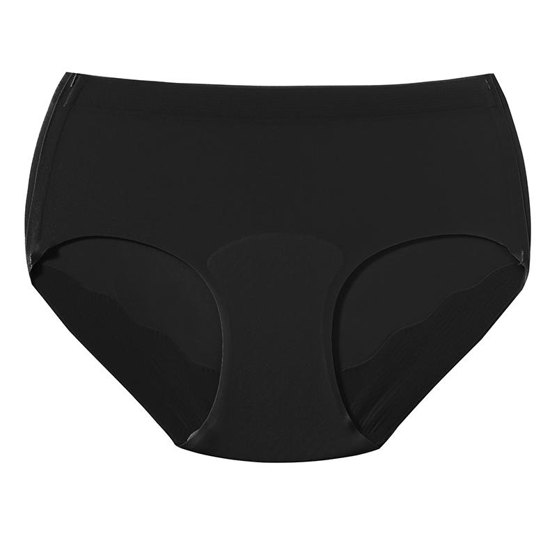 TERMEZY Women's Sexy Mid-Rise Briefs Solid Color Ultra-Light Second-Skin Panties Invisible Seamless Breathable Triangular Underwear