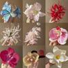 Higan Flower Acrylic Flower Hairpin New Chinese Style Guochao Temperament Duck Bill Clip Retro Light Luxury National Style Hair Accessories Fashion
