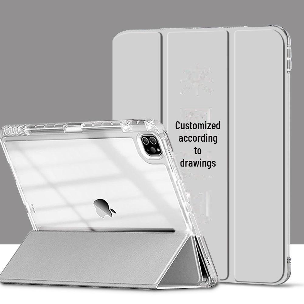 Anti-Bending Protective Cover for 11'' Apple iPad Pro - 10.2 Transparent Acrylic Tablet Shell