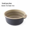 Double-Layer Round Vegetable & Rice Wash Basin Colander Basket
