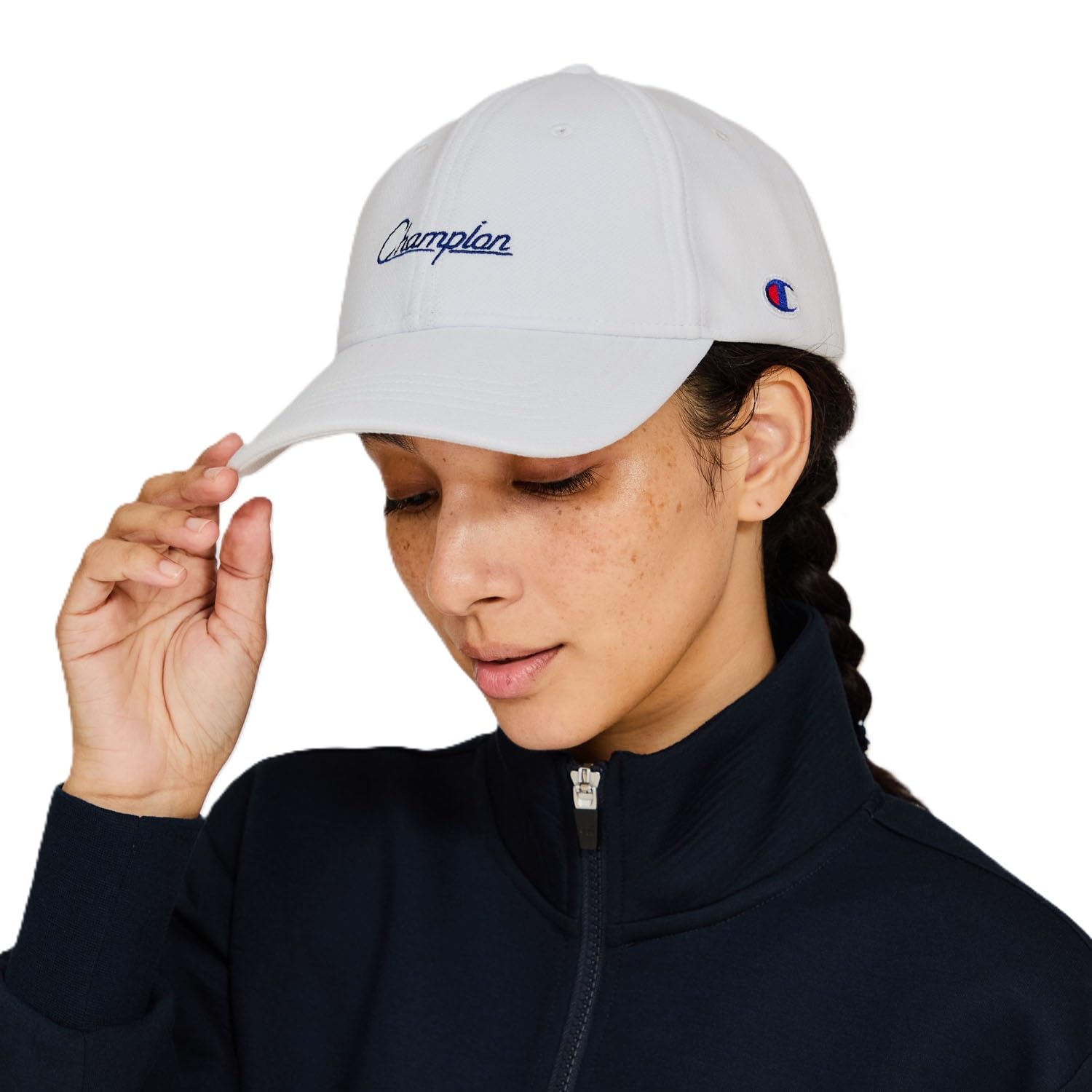 

Champion Hat, Heat Shielding, Script Logo, Women s Cap, CW-BG702C, Off-White