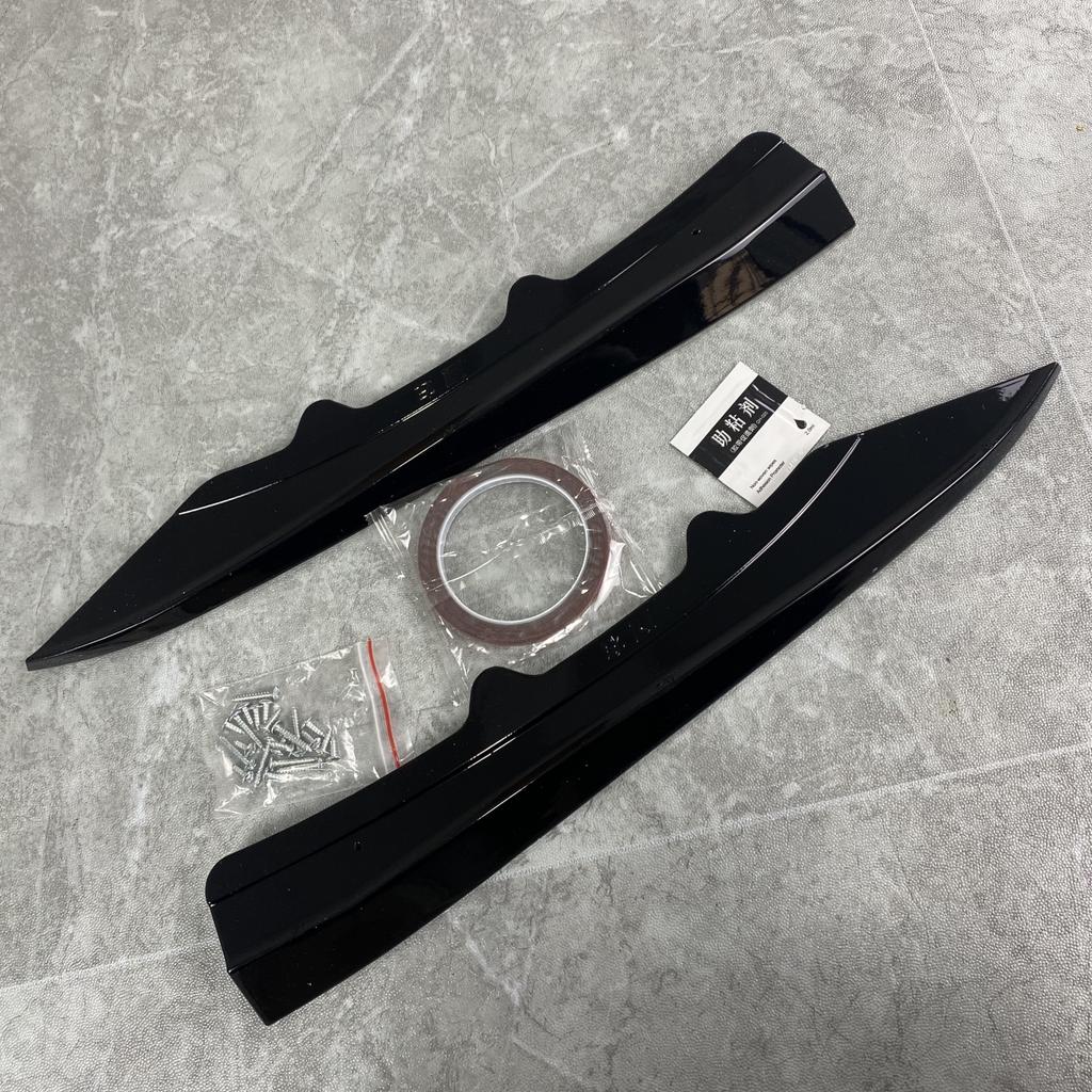 PSM Styl Lesklá Černá Zadní Nárazník Boční Rozdělovač Pro BMW Řady 3 M Paket F30 320d 325i 330i 330d 340i 2012-2019 Bodykity Tuning