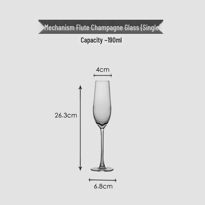Shangqi Flute Wine and Champagne Glasses