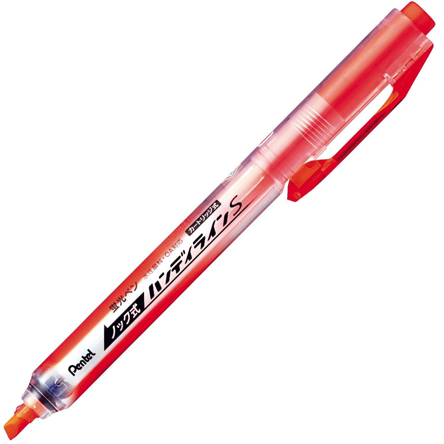 

Выдвижной маркер Pentel Handy Line S оранжевый 10 шт. SXNS15-F оранжевый