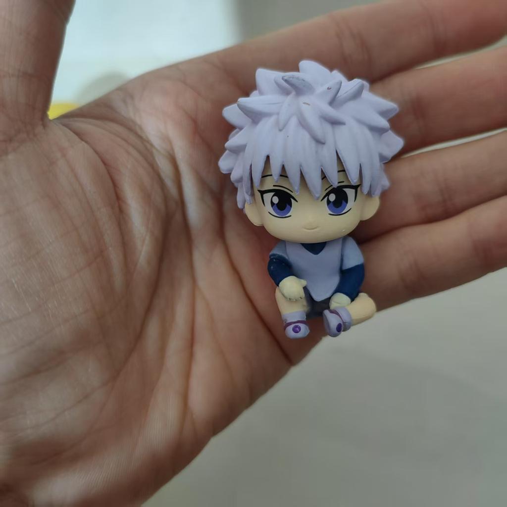 HUNTER HUNTER Gashapon Toys Killua Zoldyck Kurapika Gon Freecss Anime Figure Model Ornaments Toys